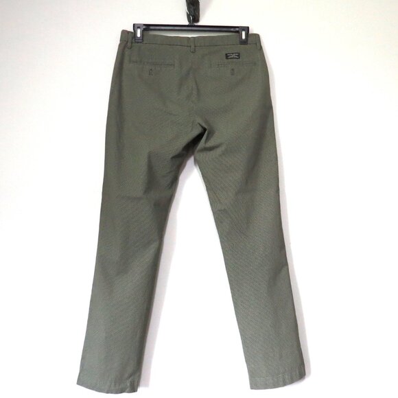 Banana Republic Aiden Chino Green Print Men's 32x32 - Picture 2 of 11